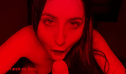 Kaitlyn Katsaros Late Night Multi-Color POV Blowjob